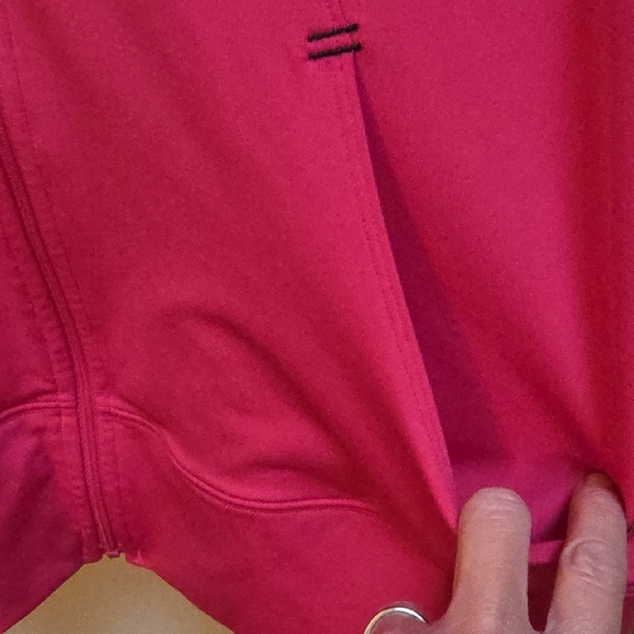 Under Armour Women's Bright Pink Full-Zip Jacket - Picture 6 of 16